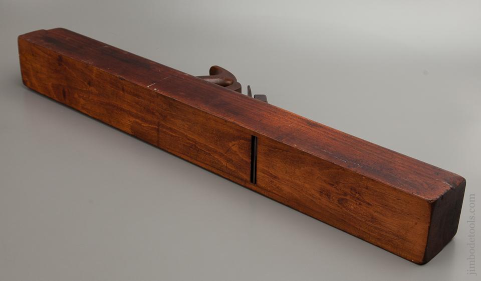 Massive! 30 1/2 inch BUCK 242 TOTTENHAM COURT RD London Beech Jointer Plane circa 1880-1930 EXTRA FINE - 77043