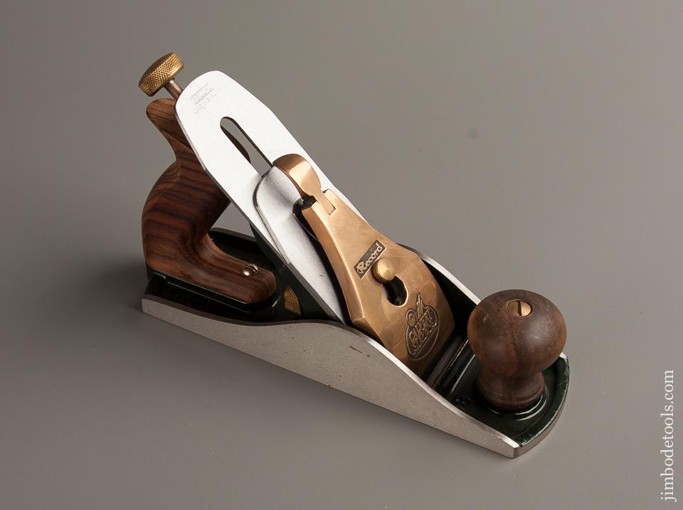 RECORD CALVERT STEVENS No. 88 Heavy Smooth Plane MINT with Tag in Original Wooden Box with Instructions - 77060