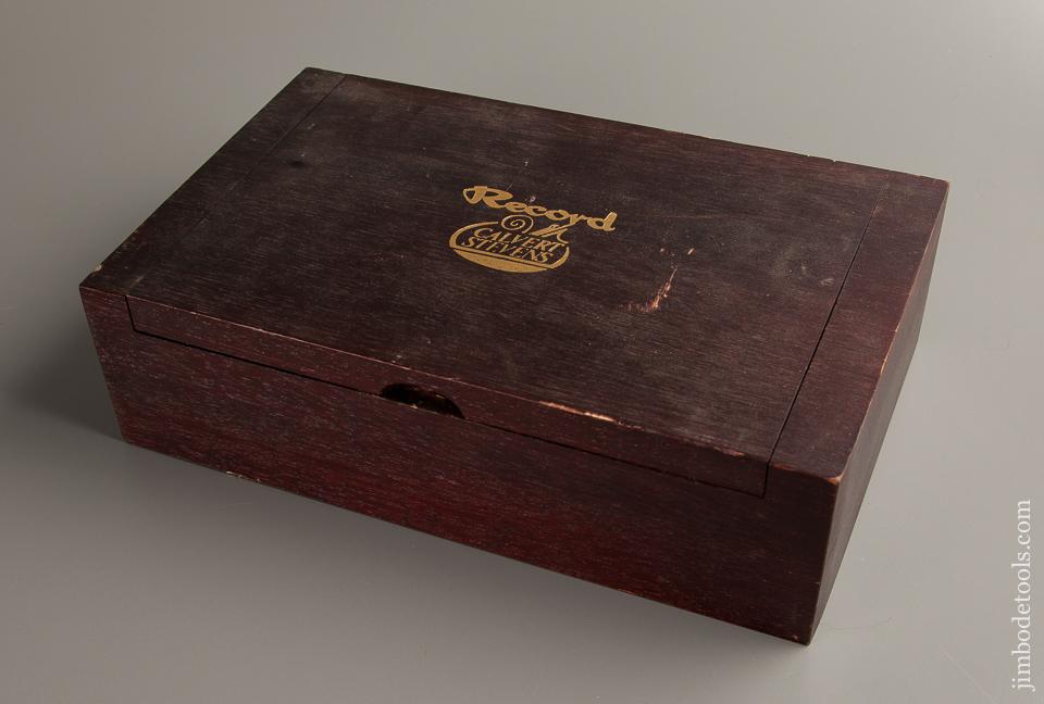 RECORD CALVERT STEVENS No. 88 Heavy Smooth Plane MINT with Tag in Original Wooden Box with Instructions - 77060