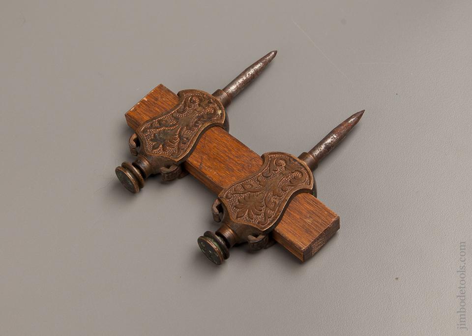 STANLEY No. 3 Ornate Brass Trammel Points - 77109R