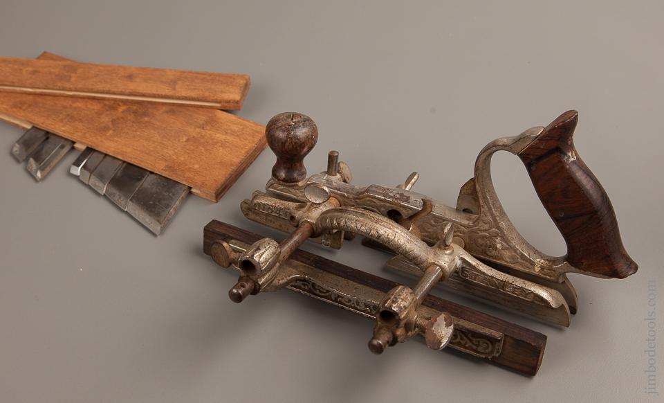 STANLEY No. 46 Skew Plow Plane with 8 Cutters - 77205