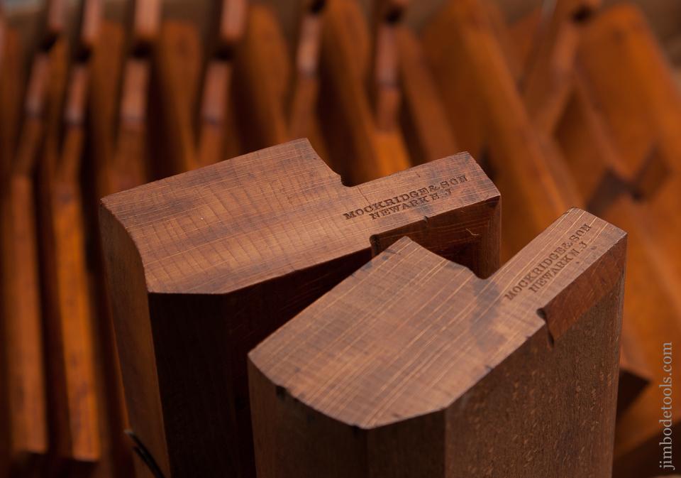Great! Crisp Set of 13 MOCKRIDGE & FRANCIS Hollows & Rounds Molding Planes circa 1835-68 Newark, NJ - 77219