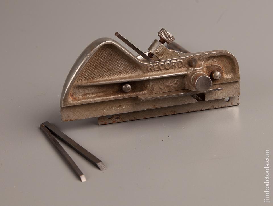 RECORD No. 043 Plough Plane with 3 Cutters - 77337