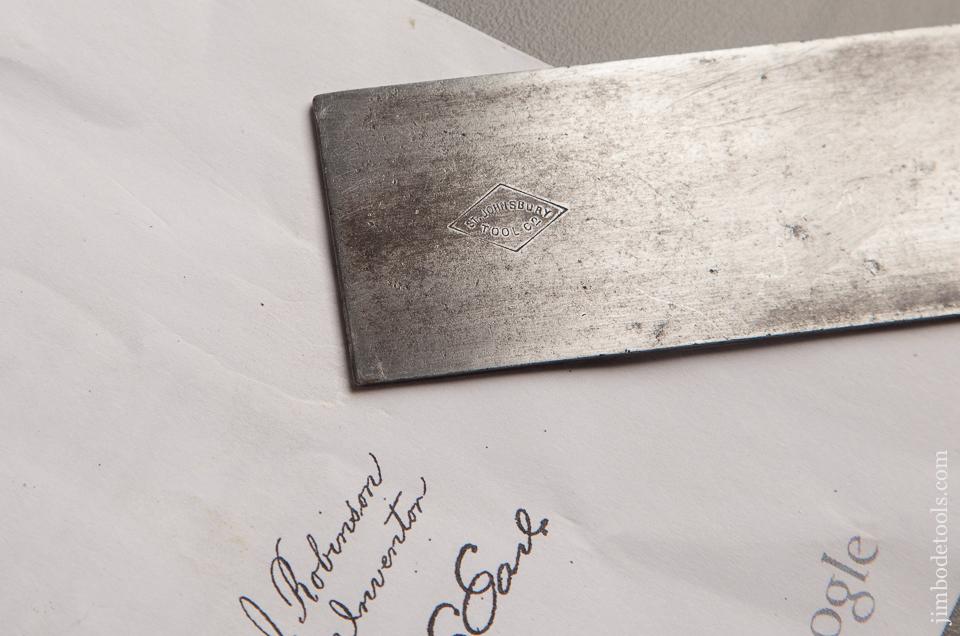 ROBINSON July 14, 1874 Patent Six inch ST. JOHNSBURY TOOL CO. Try Square RARE - 77378R