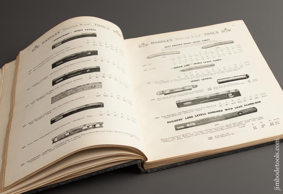 BOOK: PRICE LIST WILLIAM MARPLES & SONS LIMITED SHEFFIELD 1938 Edition - 77401R