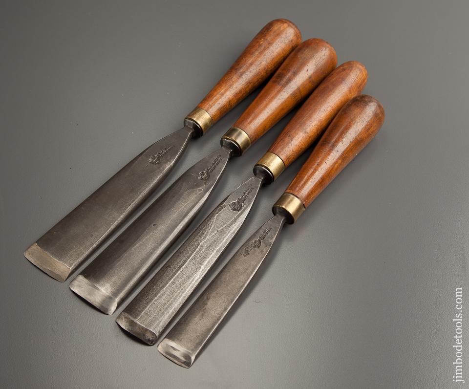 Four Huge ADDIS Carving Gouges - 77424