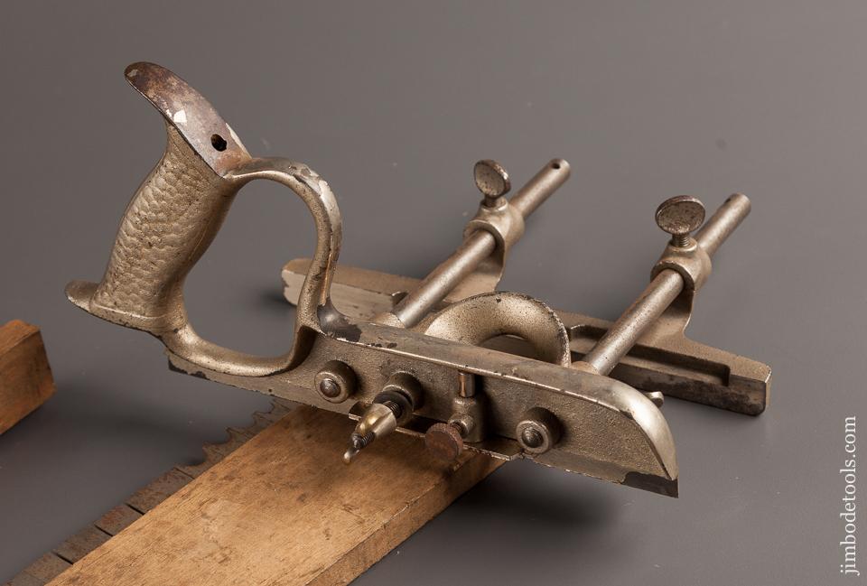 Good User STANLEY No. 50 Plow Plane with 14 Cutters and 2 Stops - 77528