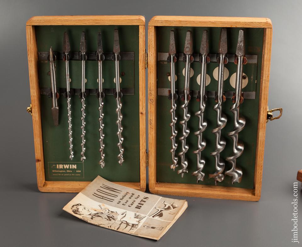 Complete Set of IRWIN Auger Bits in Original Box - 77577