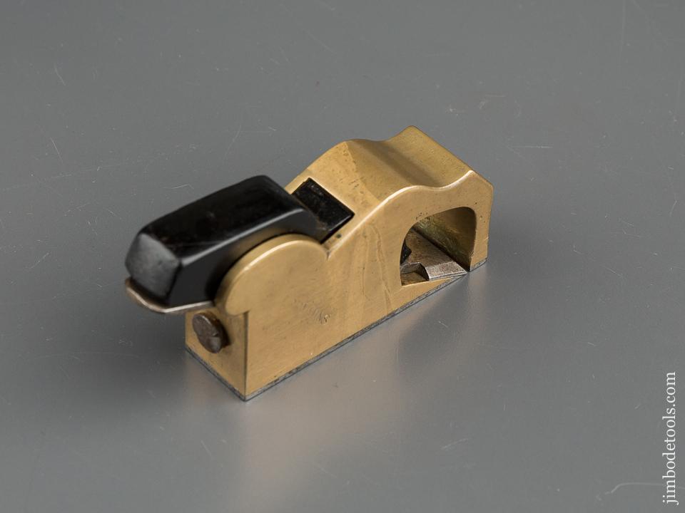 Stunning Gunmetal and Ebony NORRIS No. 27 Bullnose Shoulder Plane - 77604U