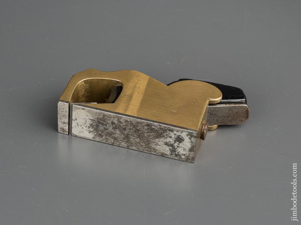 Stunning Gunmetal and Ebony NORRIS No. 27 Bullnose Shoulder Plane - 77604U