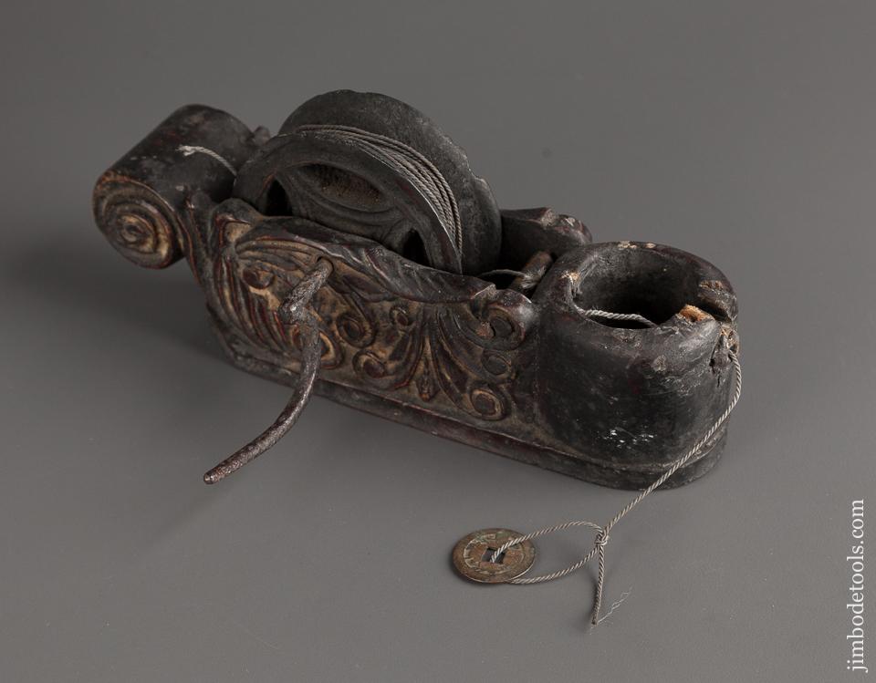 Early Japanese Sumitsubo with Carved Wheel - 77684