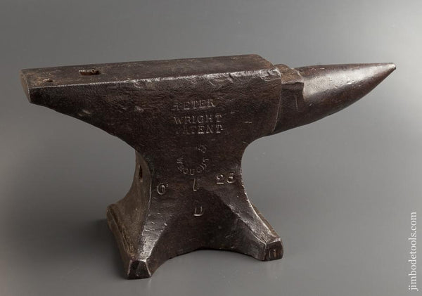 RARE Size 51 Lb Crisp PETER WRIGHT Anvil - 77690 Free