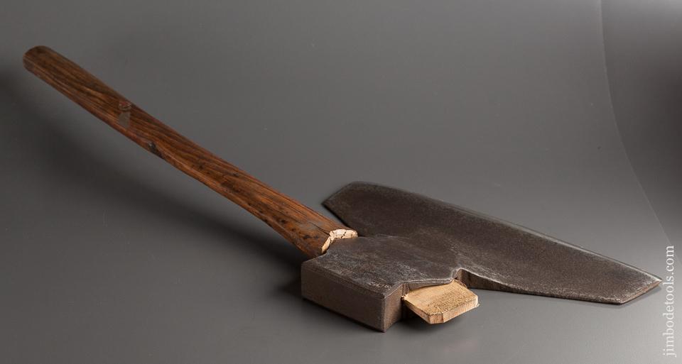 Early COLLINS HARTFORD Broad Axe Hewing Axe - 78040