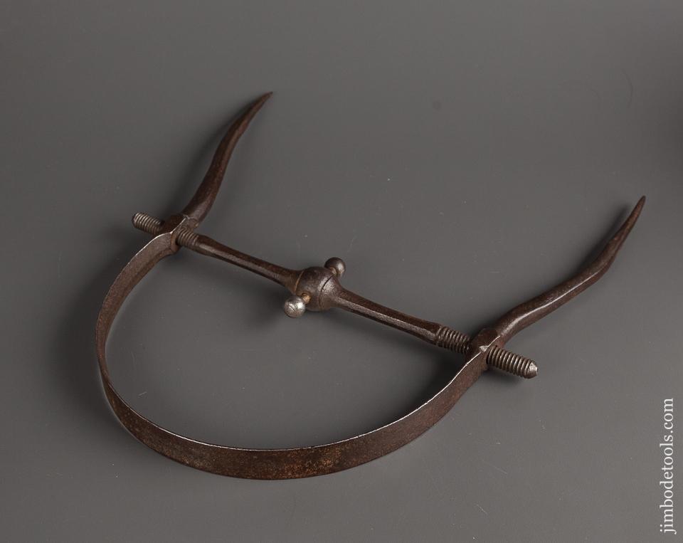 Incredible 17th/18th 13 inch Tall Century Cooper's Dividers - 78079RU