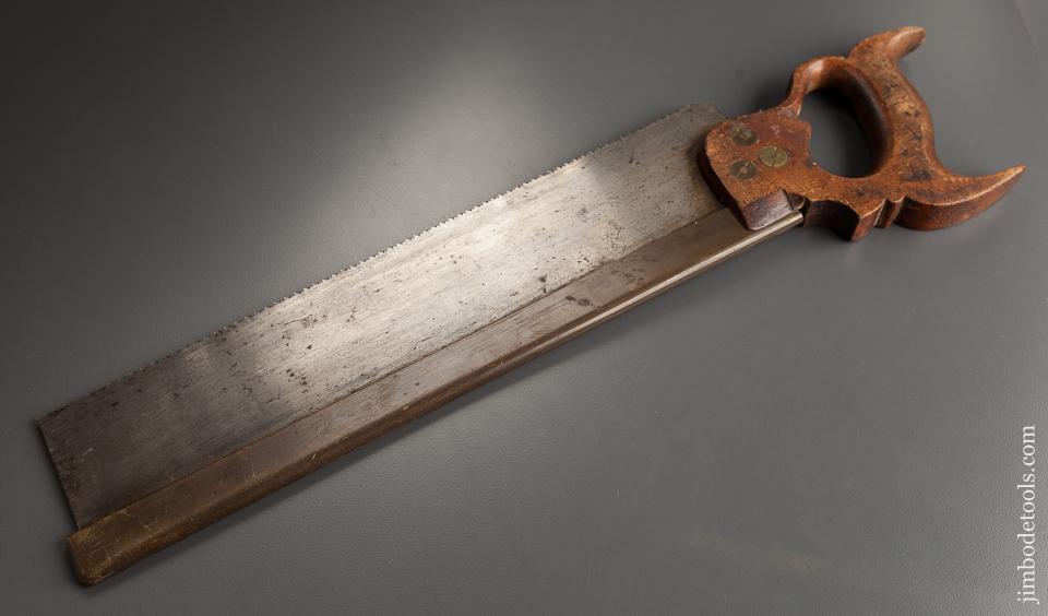 Just Sharpened! 12 point 14 inch Crosscut SPEAR & JACKSON SHEFFIELD Brass Back Saw - 78251R