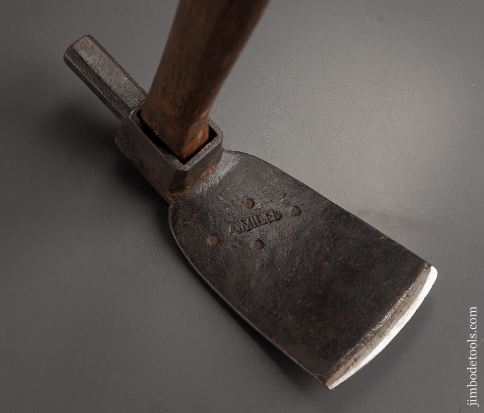 Early and Curvaceous Blacksmith A MILLER Octagonal Poll Adze - 78288