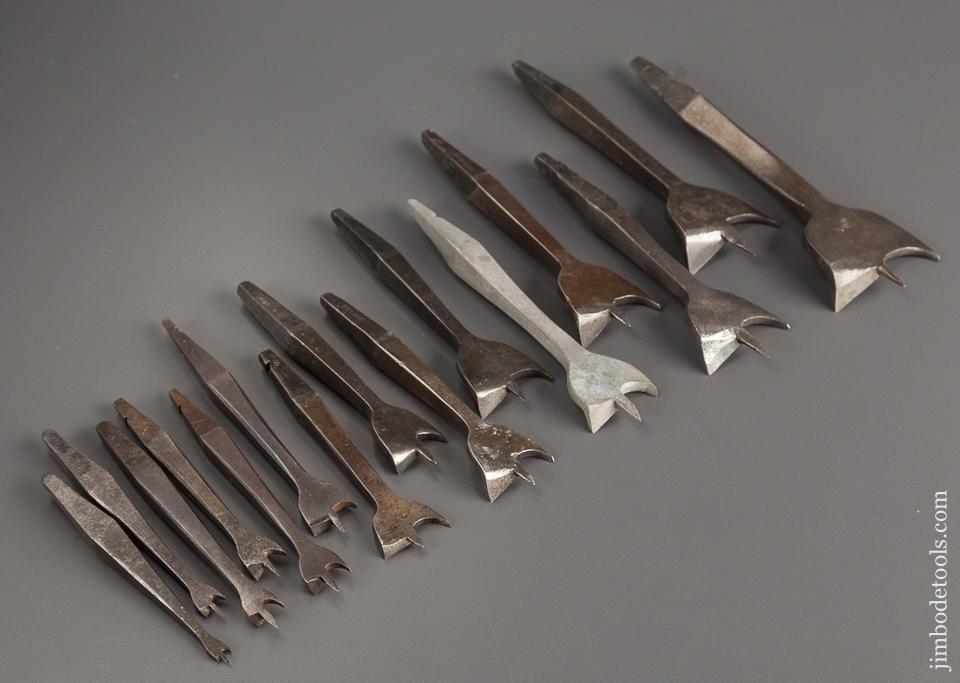 HUGE Set of 15 Good Center Bits Mixed Makers - 78305