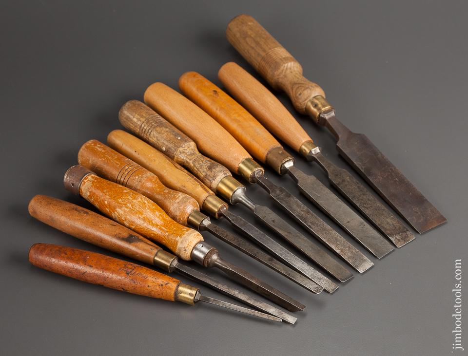 Set of Ten Good Chisels - 78309