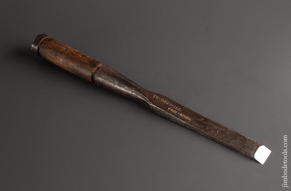 Early 1 x 14 3/4 inch UNDERHILL Laminated Heavy Framing Chisel - 78365