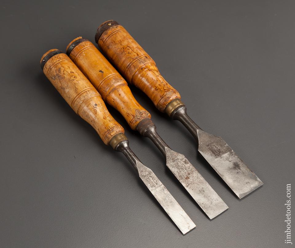 Three BERG ESKILSTUNA Chisels with Decals - 78375