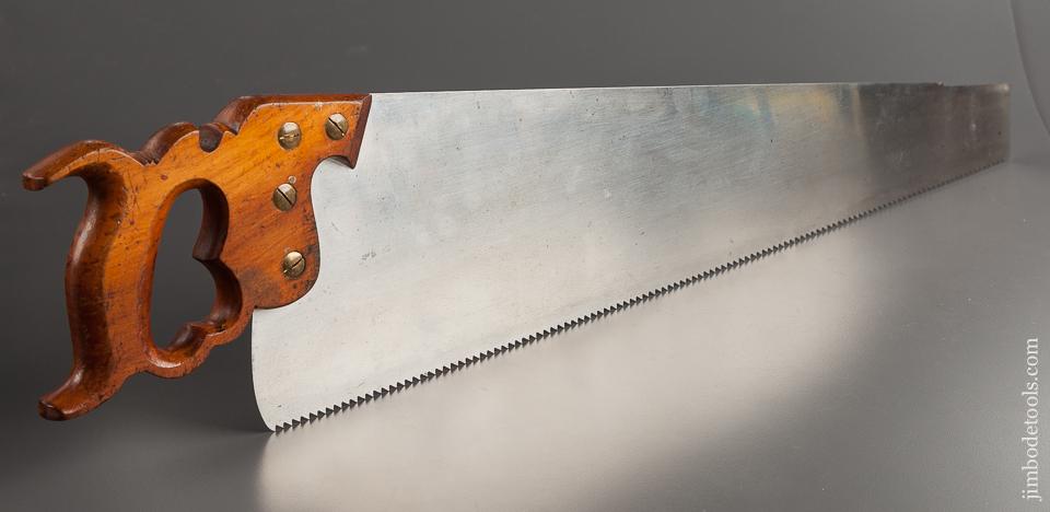 6 point 24 inch Rip DISSTON No. 12 London Spring Hand Saw EXTRA FINE - 78425