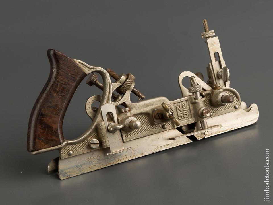 STANLEY NO. 55 Combination Plane EXTRA FINE and 100% COMPLETE in Original Box - 78436