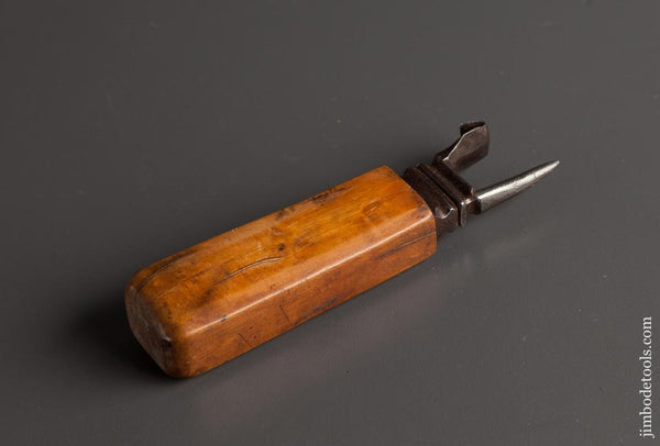 Signed 5 1/4 inch Boxwood Handled Race Knife - 78548RU – Jim Bode