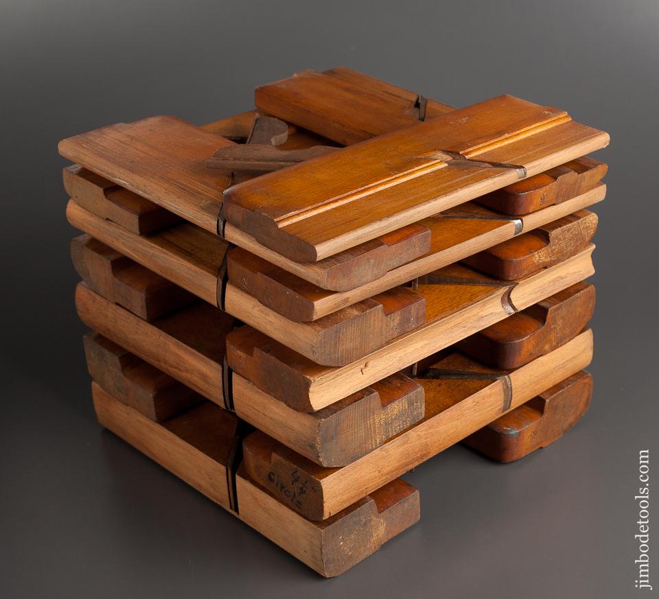 Unusual Set of 15 Hollows & Rounds Molding Planes by OHIO TOOL CO circa 1851-1913 - 78588