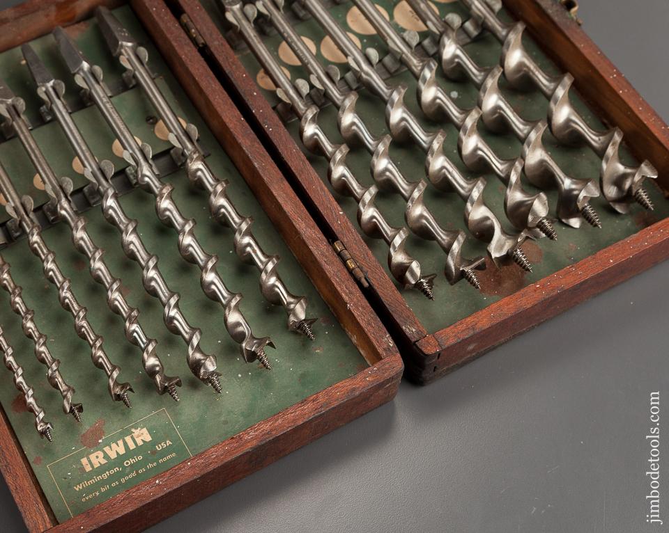 Complete Set of IRWIN Auger Bits in Original Box - 78644