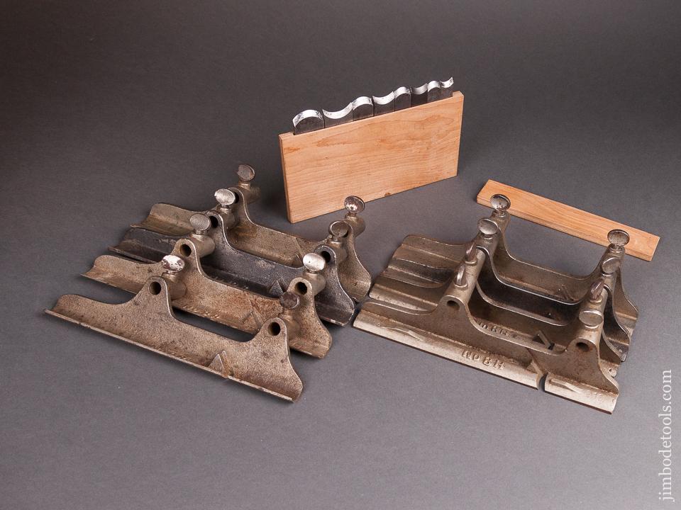 STANLEY No. 45 COMPLETE Set of Hollows & Rounds with Cutters - 78664