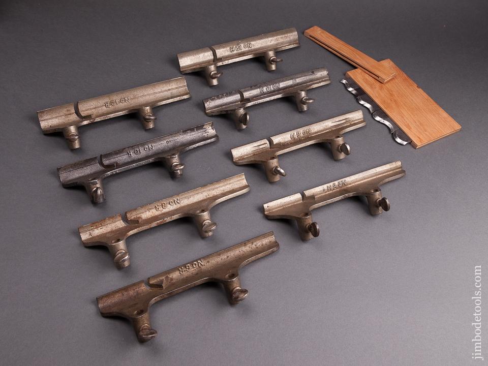 STANLEY No. 45 COMPLETE Set of Hollows & Rounds with Cutters - 78664