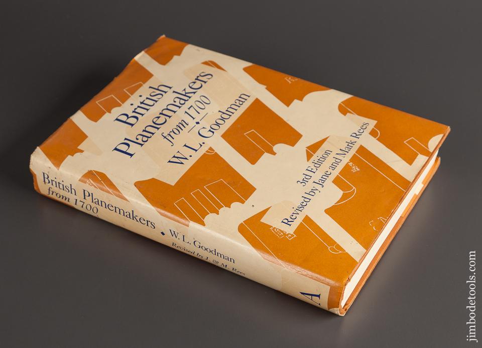 Book: BRITISH PLANEMAKERS FROM 1700 by W.L. Goodman 3rd Edition - 78669
