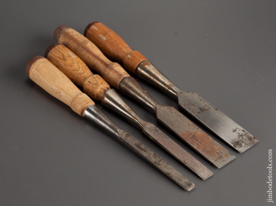 Fine Set of Four STANLEY Socket Chisels - 78671
