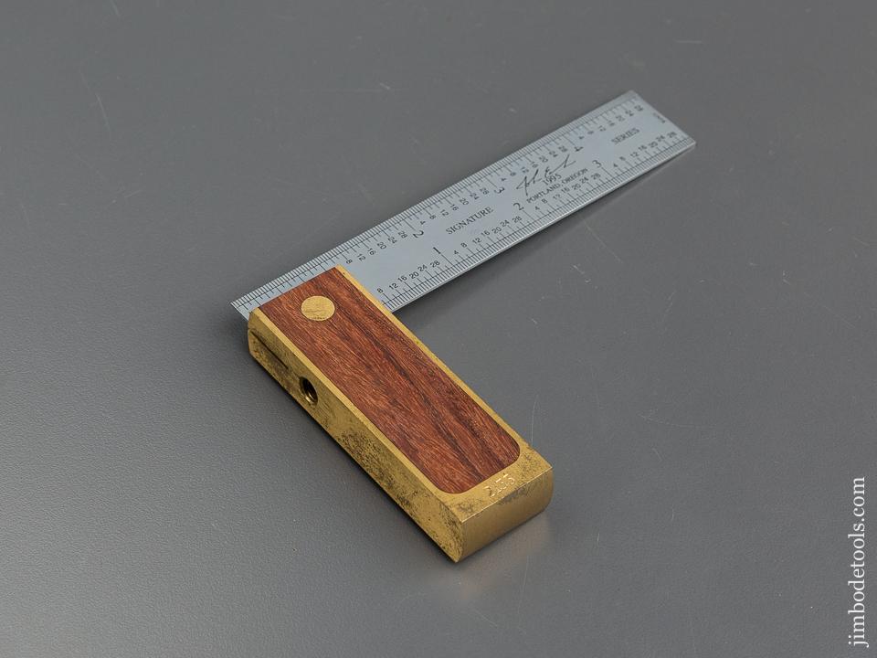 BRIDGE CITY TOOL WORKS AS-5 Rosewood Adjustable Square in Original Box - 78720