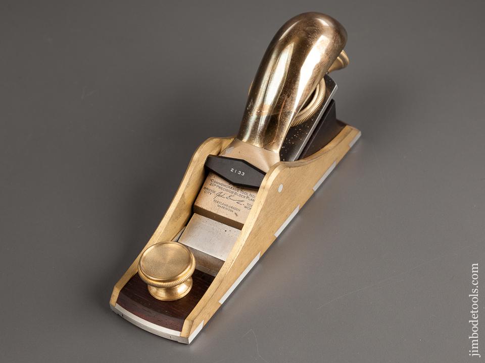 1999 BRIDGE CITY TOOL WORKS CT-8 Rosewood Filled 20 Degree Precision Block Plane in Original Box - 78734