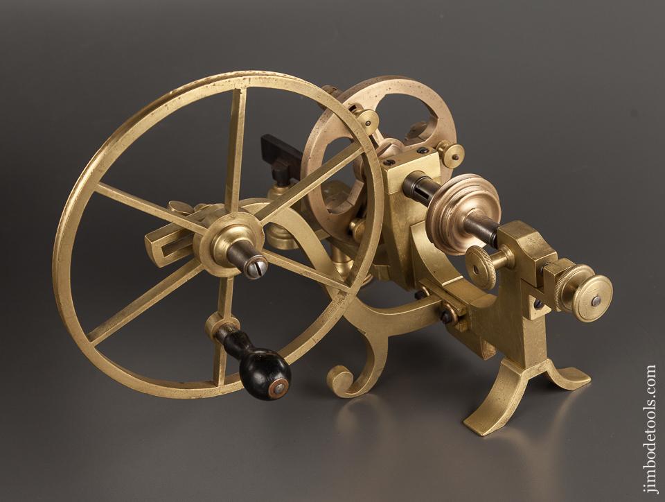 Lovely Brass and Ebony Watchmaker's Lathe - 78767