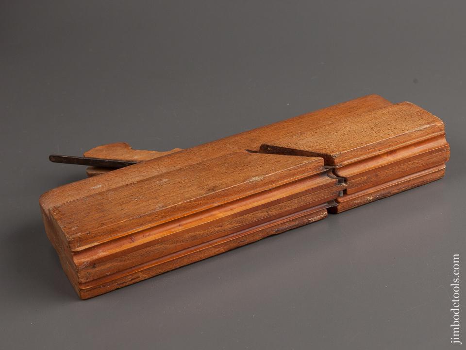 Double 1/4 inch Side Bead Molding Plane by GARDNER & MURDOCH GREEN STREET BOSTON circa 1825-41 EXTRA FINE - 78786