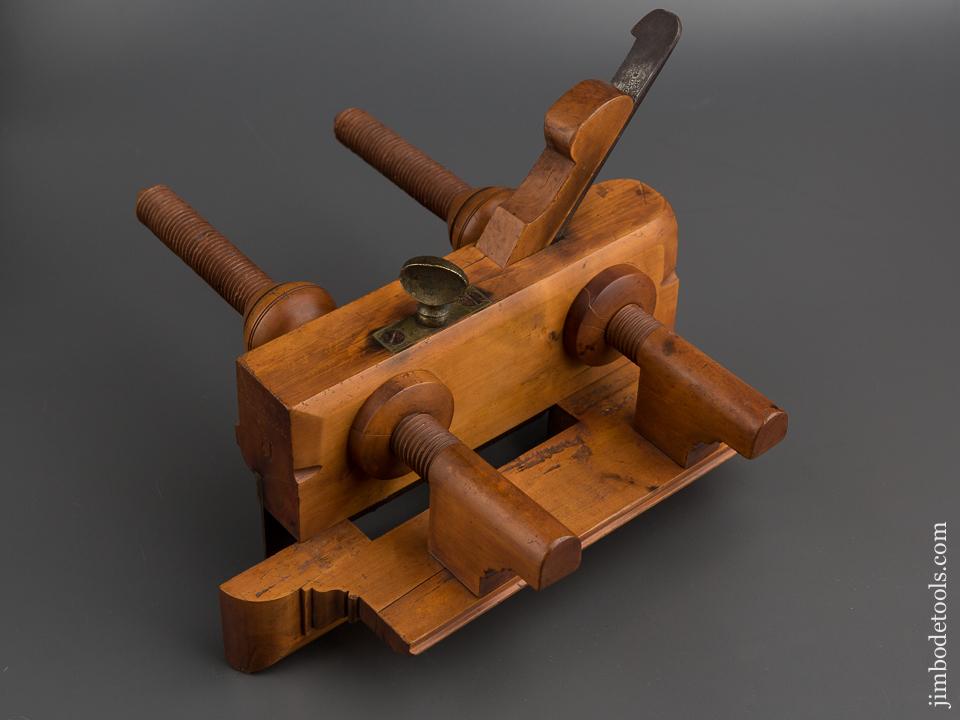 J. CREAGH CINI OHIO Boxwood Plow Plough Plane with Super Fine Threads circa 1829-42 -78789