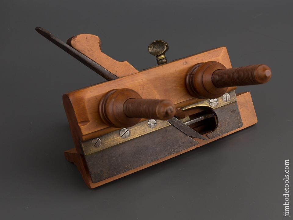 J. CREAGH CINI OHIO Boxwood Plow Plough Plane with Super Fine Threads circa 1829-42 -78789
