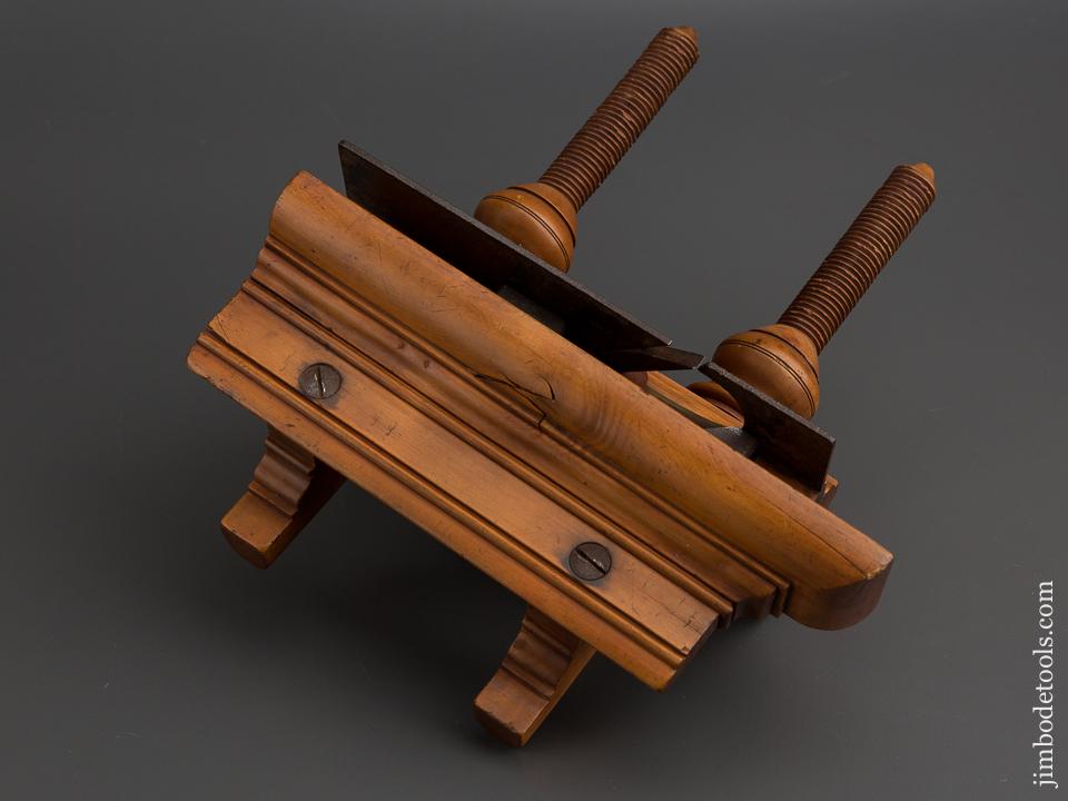 J. CREAGH CINI OHIO Boxwood Plow Plough Plane with Super Fine Threads circa 1829-42 -78789