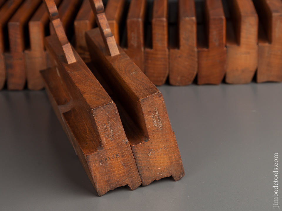 Set of 39 Planes by HIELDS NOTTINGHAM circa 1830-81 - 78844 - AS OF FEB. 21