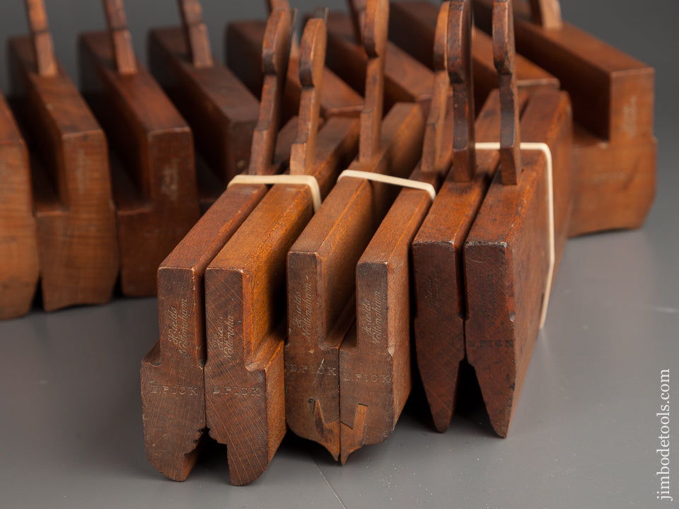 Set of 39 Planes by HIELDS NOTTINGHAM circa 1830-81 - 78844 - AS OF FEB. 21