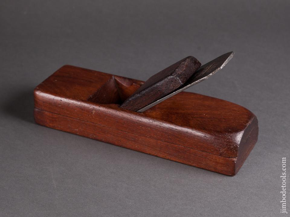 RARE Exotic American Mitre Plane in Cuban Mahogany by D. COLTON PHILA (1837-80) - 78873