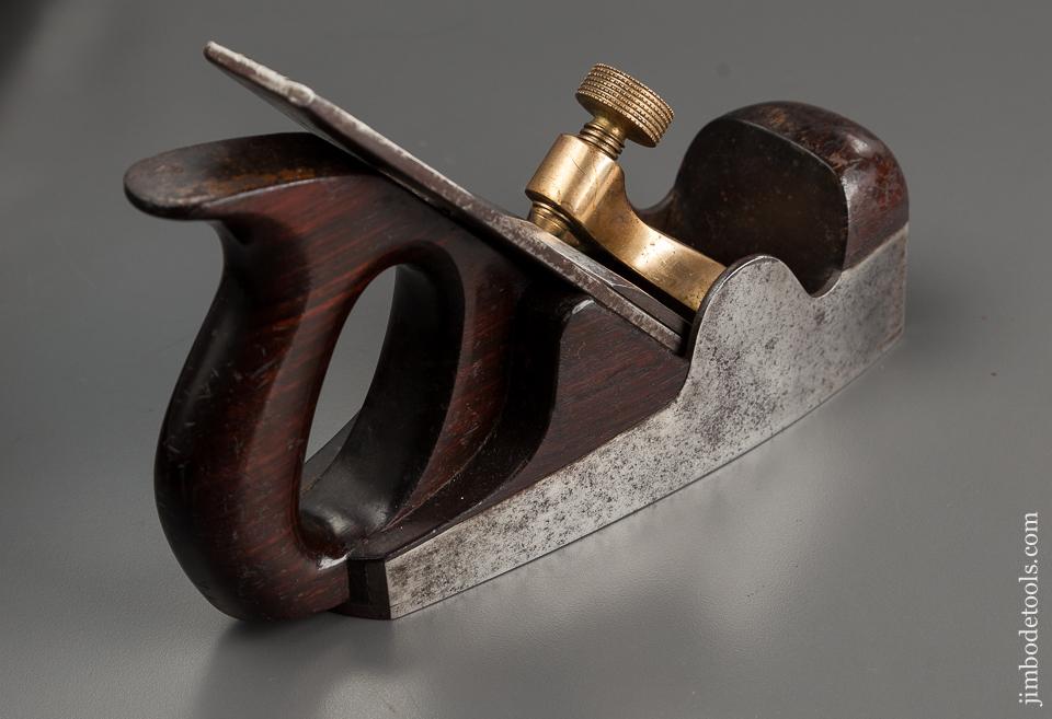 Early NORRIS No. 5 Dovetailed Steel and Rosewood Smooth Plane - 78929R