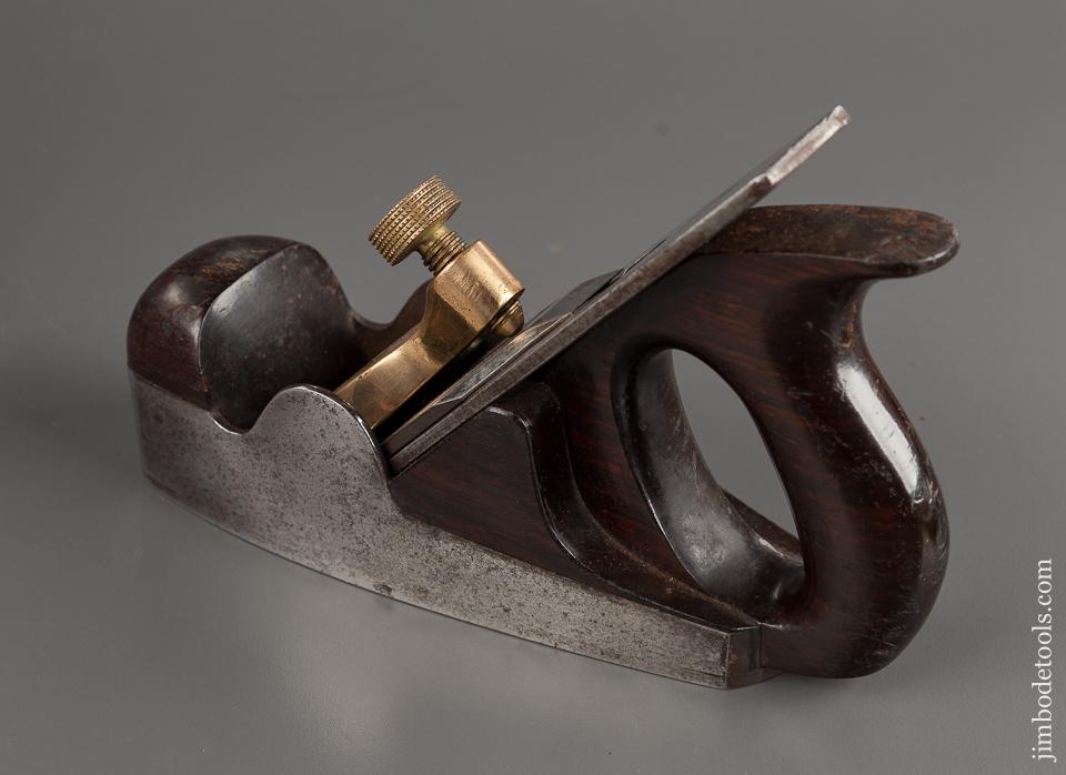 Early NORRIS No. 5 Dovetailed Steel and Rosewood Smooth Plane - 78929R
