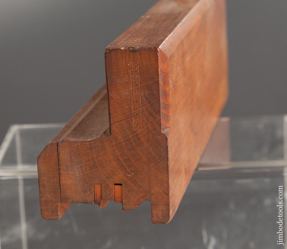 RARE! 2 1/2 inch Ultra Complex Molding Plane by S. SLEEPER DOVER N.H. circa 1830 - 78941R