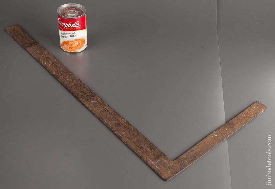 Early Hand Stamped Steel Framing Square - 78944RX