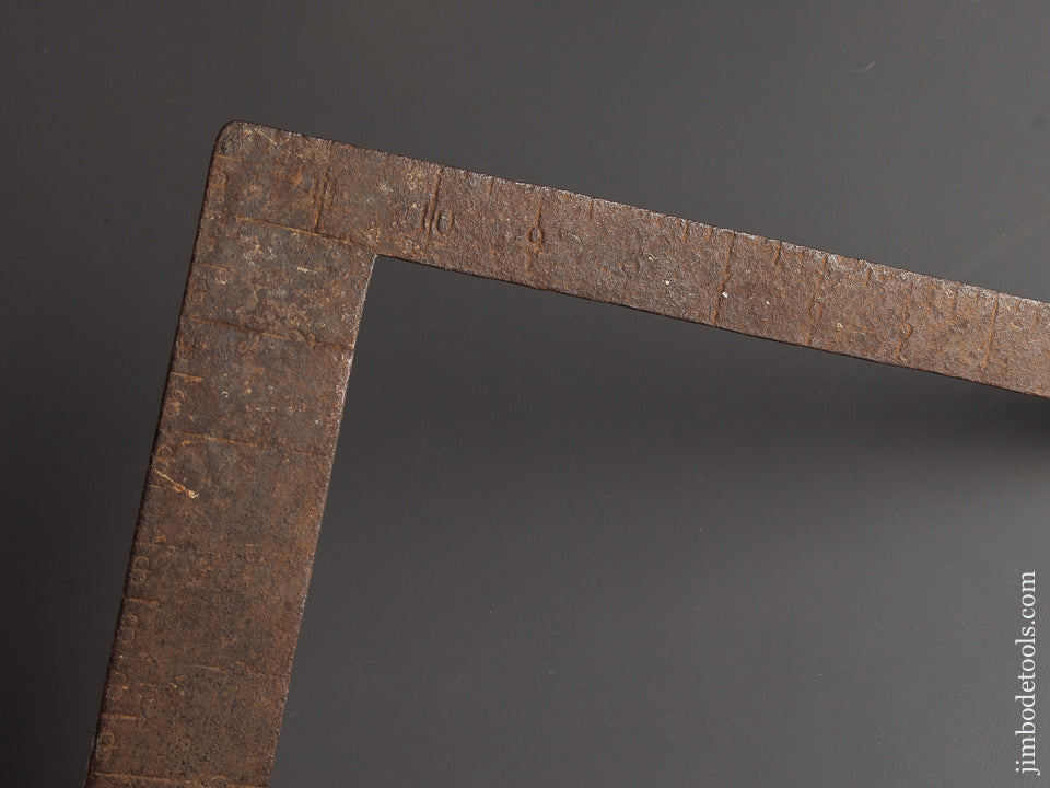 Early Hand Stamped Steel Framing Square - 78944RX