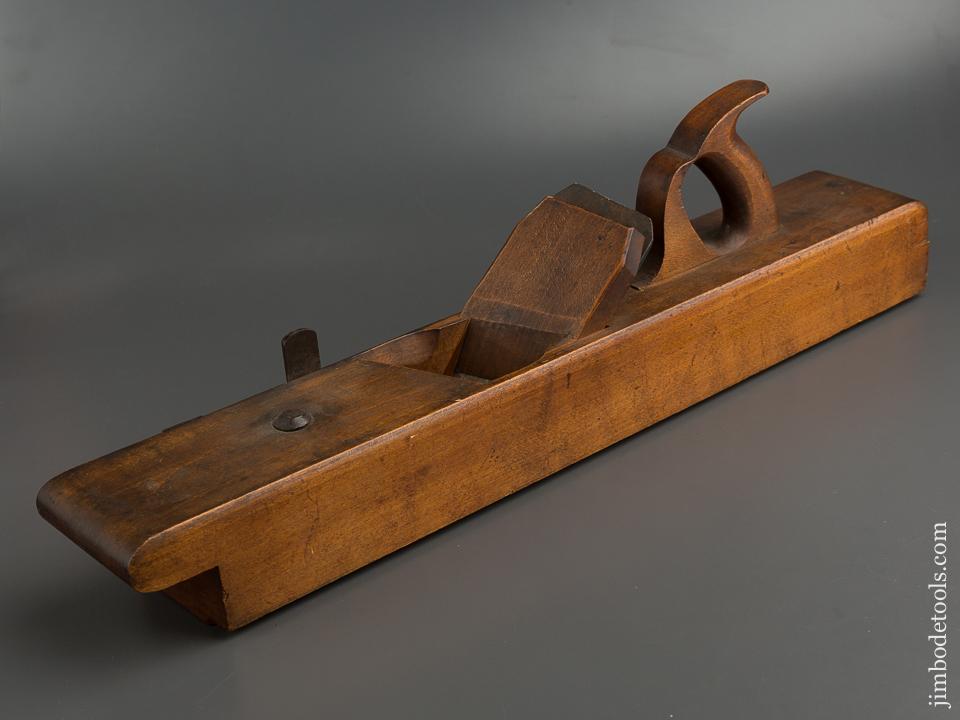 Amazing and Near Mint! 24 inch Chute Board Plane Dual Marked CASEY & CO. AUBURN NY (on toe) and LEWIS & CORWIN DEARLERS IN HARDWARE, FRIENDSHIP, NY (in ink on heel) - 78967R
