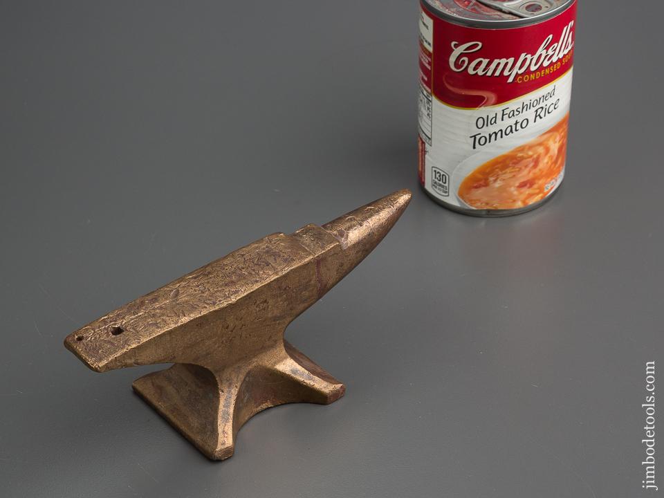 Early 2 1/2 pound Brass Anvil - 78972R
